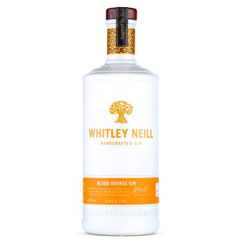 Gin Portocala Rosie, Blood Orange Whitley Neill, Alcool 43%, 0.7 l