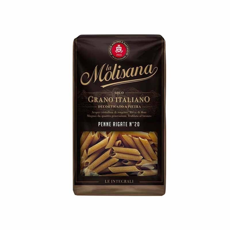 Paste Integrale Penne Rigate No20 La Molisana, 500 g