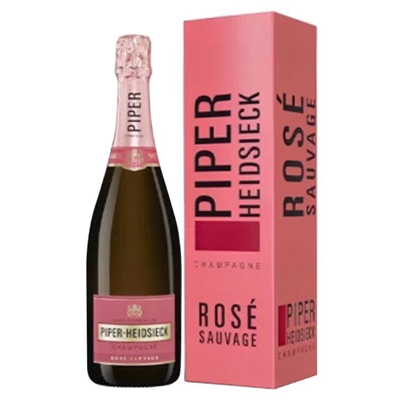 Sampanie Rose Piper Heidsieck Rose Sauvage, Cutie Carton,12 % Alcool, 0.75 l