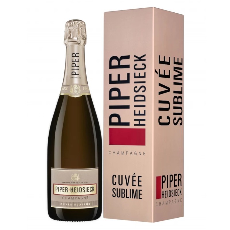 Sampanie Piper Heidsieck Cuvee Sublime, Demisec, Cutie Carton,  12 % Alcool, 0.75 l