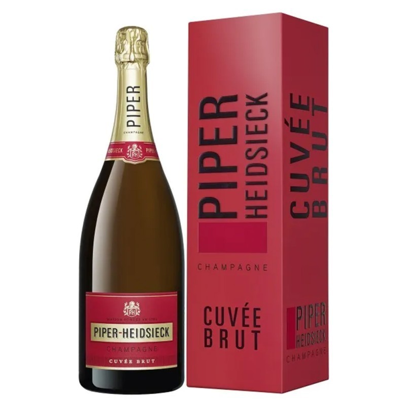 Sampanie Cuvee Brut Non Vintage Piper Heidsieck 12% Alcool, Cutie Carton, 1.5 l