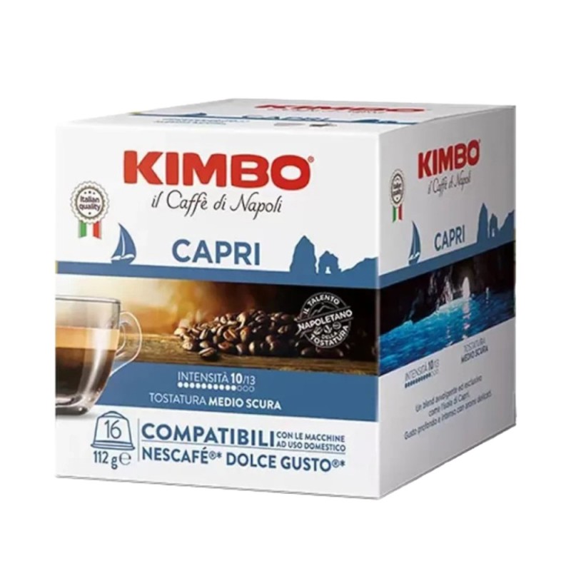 Cafea Capsule, Kimbo, Dolce Gusto Capri, 16 x 7 g