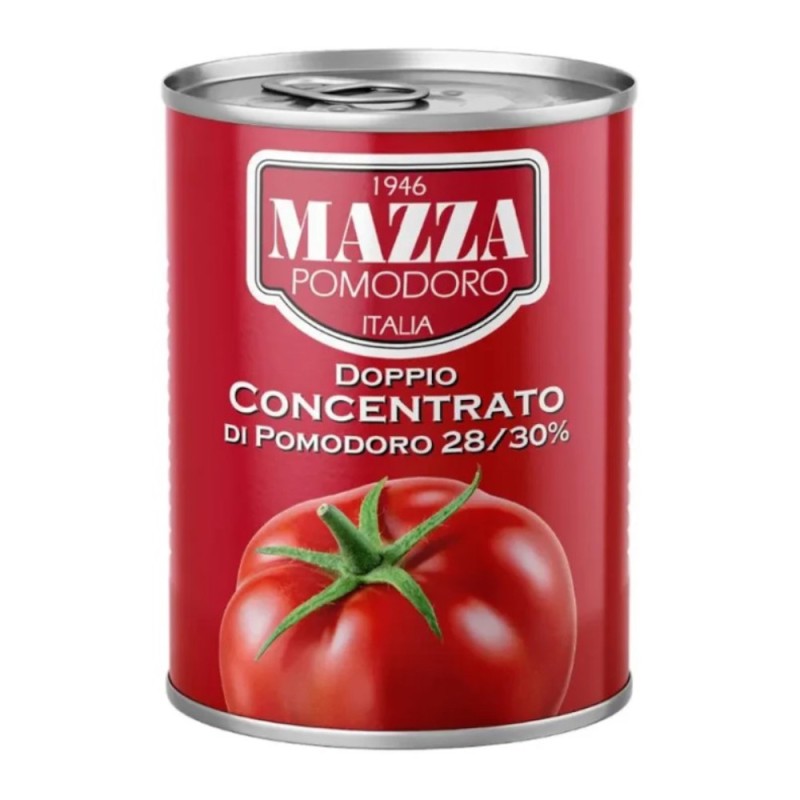 Pasta de Rosii, Mazza, Dublu Concentrat, 400 g