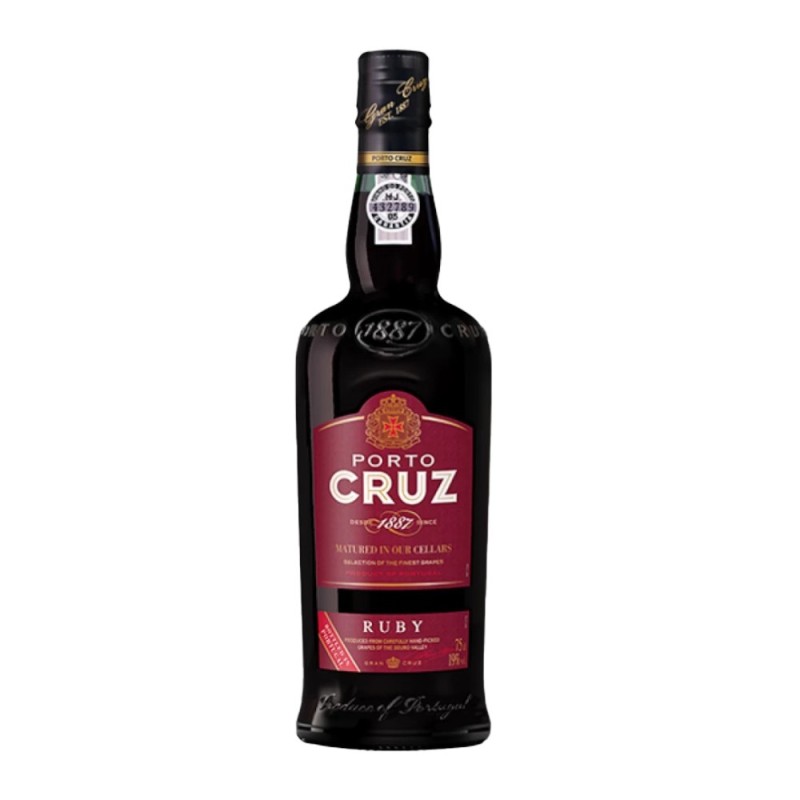 Vin Porto Cruz, Ruby, 19% Alcool, Rosu, 0.75 l