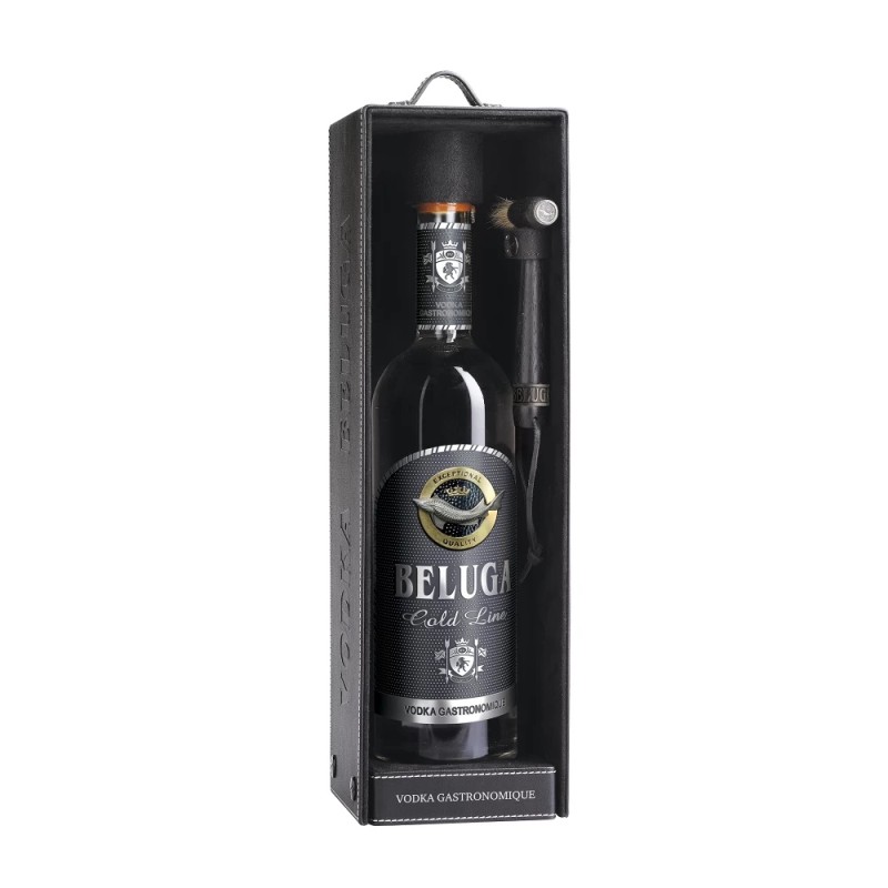 Vodka Beluga Gold Line, Cutie de Piele, 40% Alcool, 0.7 l