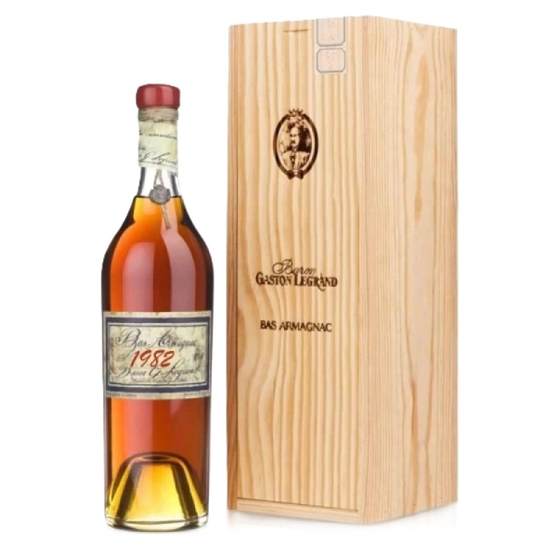 Armagnac, Bas Armagnac Baron Gaston Legrand 1982, Lheraud, 40% Alcool, 0,7 l