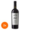 Set 2 x Vin Rosu Sec, Purcari 1827 Merlot, 0.75 l