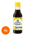 Set 5 x Sos de Soia cu Lamaie, Kikkoman Ponzu, 150 ml