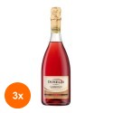 Set 3 x Vin Spumant Roze Lambrusco Rosato IGT Emilia Donelli, 0.75 l