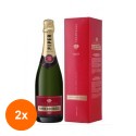 Set 2 x Sampanie Brut Non Vintage Caviste Piper Heidsieck, Cutie Carton, 12 % Alcool, 0.75 l