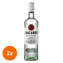 Set 2 x Rom Bacardi Carta Blanca, Alb, 37.5% Alcool, 0.7 l