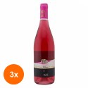 Set 3 x Vin Castel Huniade Cramele Recas, Rose Demisec, 0.75 l