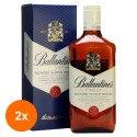 Set 2 x Whisky Ballantine's, Finest Blended, 40% Alcool, 1 l