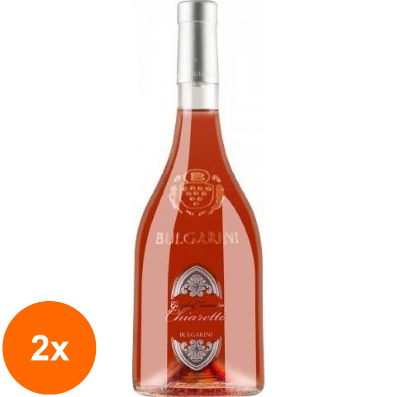 Set 2 x Vin Bulgarini Italia Chiaretto Riviera Del Garda Classic, Rose Sec, 1.5 l