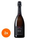 Set 2 x Vin Spumant Contadi Castaldi Rose Brut Franciacorta, 0.75 l