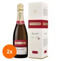 Set 2 x Sampanie Extra Brut Essentiel Caviste Piper Heidsieck, Cutie Carton, 12 % Alcool, 0.75 l