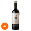 Set 4 x Vin Astrum Cervi Ceptura, Cabernet Sauvignon, Rosu Demisec, 0.75 l