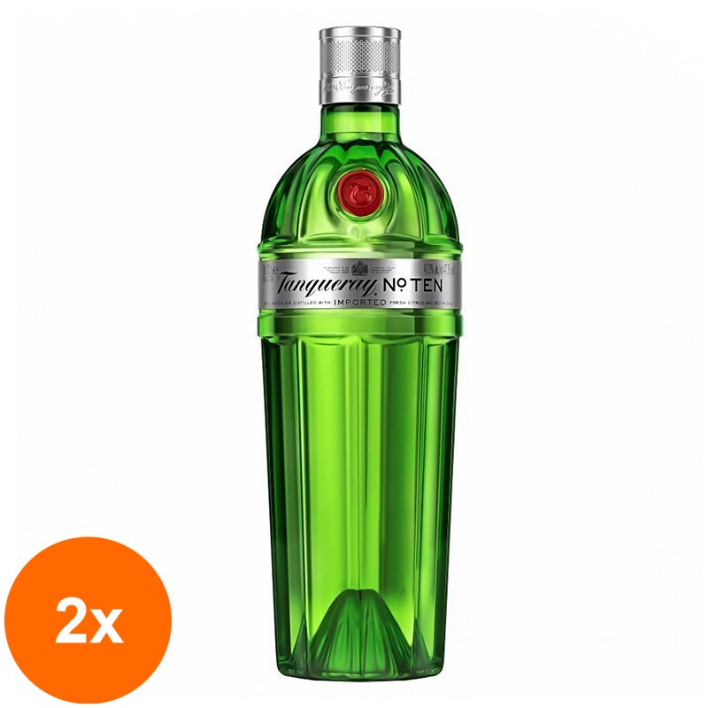 Set 2 x Gin Tanqueray No. 10, 47.3% Alcool, 0.7 l