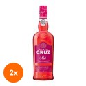 Set 2 x Vin Porto Cruz, Pink, 19% Alcool, Rose, 0.75 l