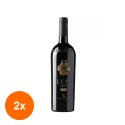 Set 2 x Vin Rosu Gitana Lupi Cupaj, Sec, 0.75 l