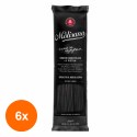 Set 6 x Paste Negre Spaghetti La Molisana - Nero Di Sepia, 500 g