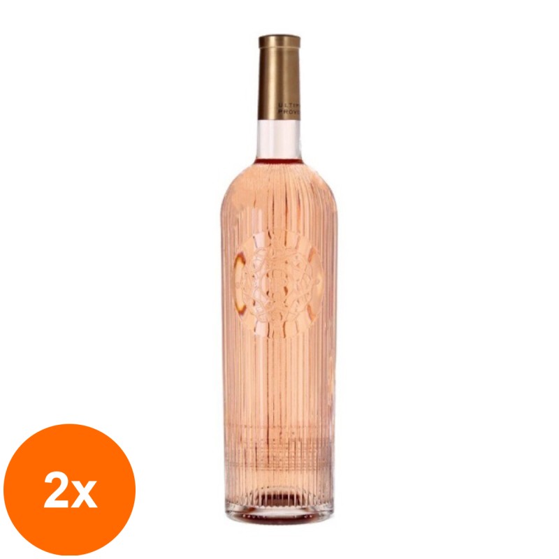 Set 2 x Vin Chateau De Berne Ultimate Provence AOP, Rose, 1.5 l