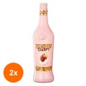 Set 2 x Lichior Xuxu Cream Strawberry & Vodka, 0.7 l,  15 % Alcool