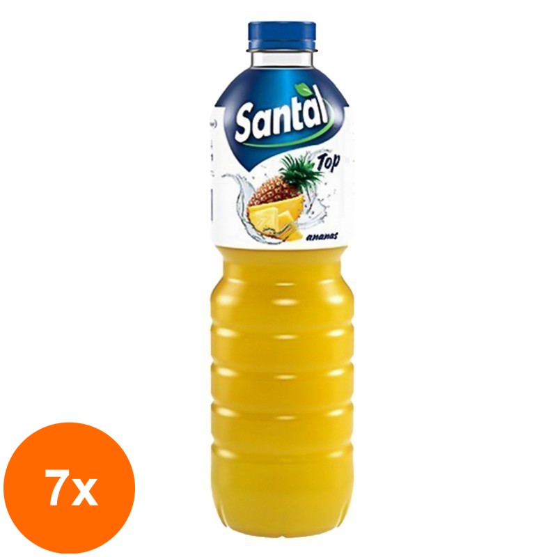 Set 7 x Suc de Ananas 6%, Santal, 1.5 l