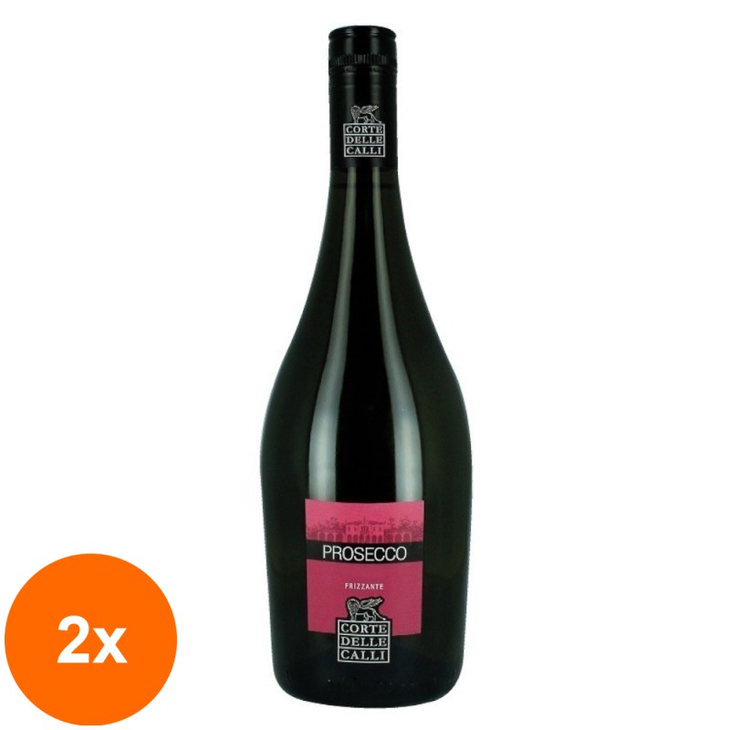 Set 2 x Prosecco Alb Corte Delle Calli, Frizzante, DOC, 0.75 l