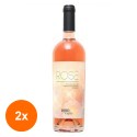 Set 2 x Vin 1000 de Chipuri ,Rose Sec, 0.75 l