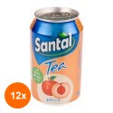 Set 12 x Ice Tea cu Piersici Santal, 0.33 l