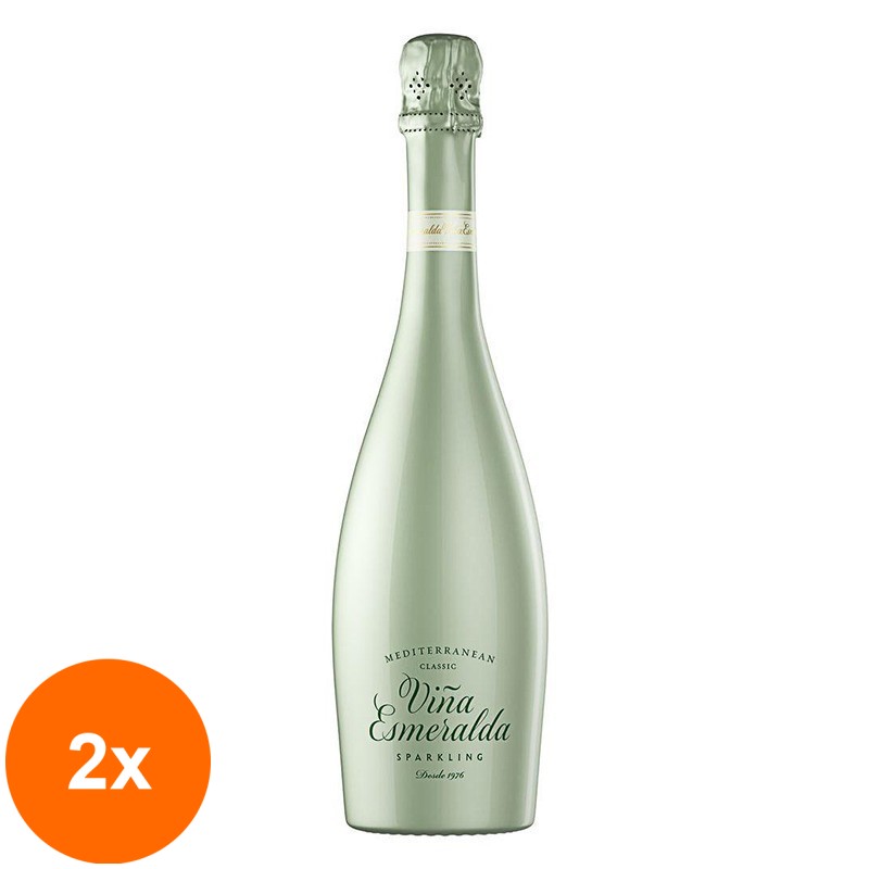 Set 2 x Vin Alb Spumant Miguel Torres Vina Esmeralda, 11 % Alcool, 0.75 l