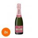 Set 2 x Sampanie Rose Piper Heidsieck Rose Sauvage, 0.375 l, 12 % Alcool