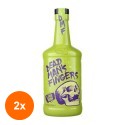 Set 2 x Rom Dead Mans Fingers, Lime Rum, 37.5% Alcool, 0.7 l