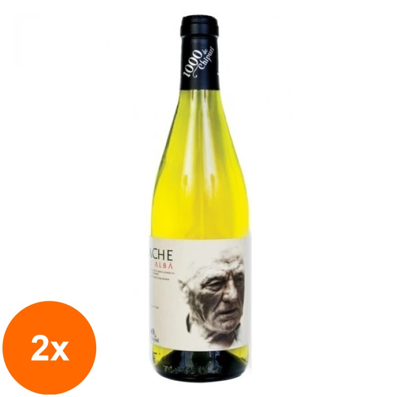 Set 2 x Vin Iordache 1000 de Chipuri, Feteasca Albe, Alb Sec, 0.75 l