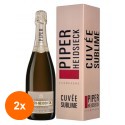 Set 2 x Sampanie Piper Heidsieck Cuvee Sublime, Demisec, Cutie Carton,  12 % Alcool, 0.75 l