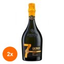 Set 2 x Vin Spumant Alb Brut Giacobazzi 7 Prosecco DOC, Sec, 0.75 l