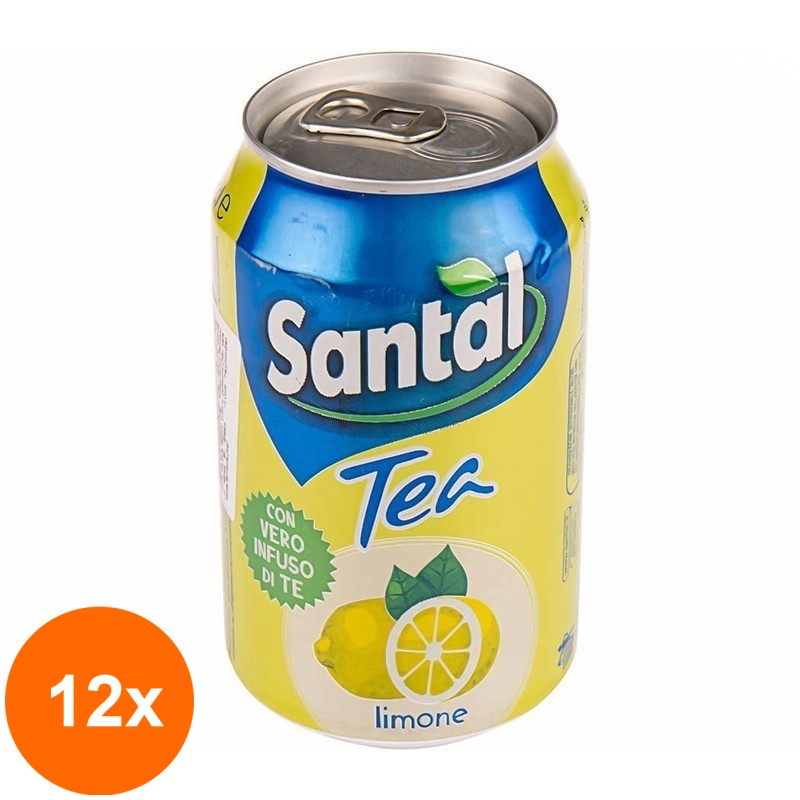 Set 12 x Ice Tea cu Lamaie Santal, 0.33 l