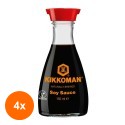 Set 4 x Sos de Soia, Kikkoman, 150 ml