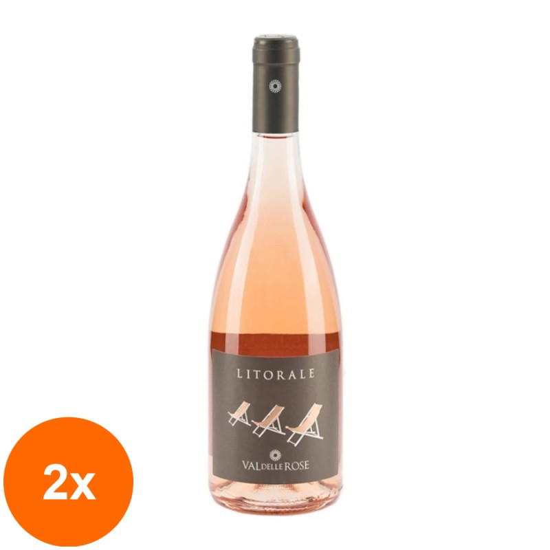 Set 2 x Vin Cecchi, Litorale Maremma Toscana, 12.5% Alcool, Rose, 0.75 l