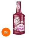 Set 2 x Rom Dead Mans Fingers, Zmeura, Raspberry Rum, 37.5% Alcool, 0.7 l