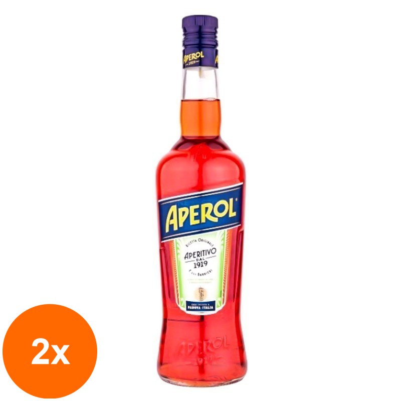 Set 2 x Aperitiv Aperol, 11% Alcool, 1 l