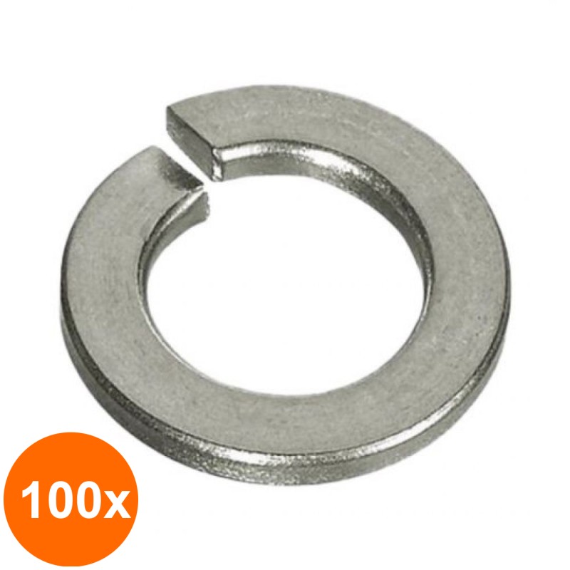 Set 100 x Saiba Grower Forma B 127 Inox A4-16