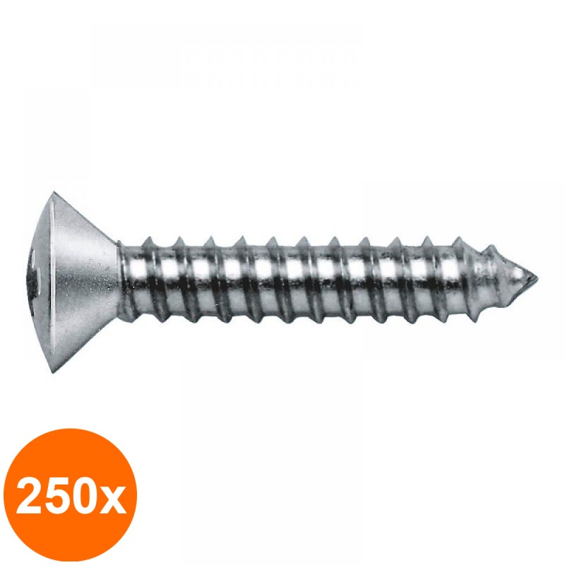 Set 250 x Surub Cap Semiinecat pentru Tabla 7983 Inox A2 -3.5 x 25.0