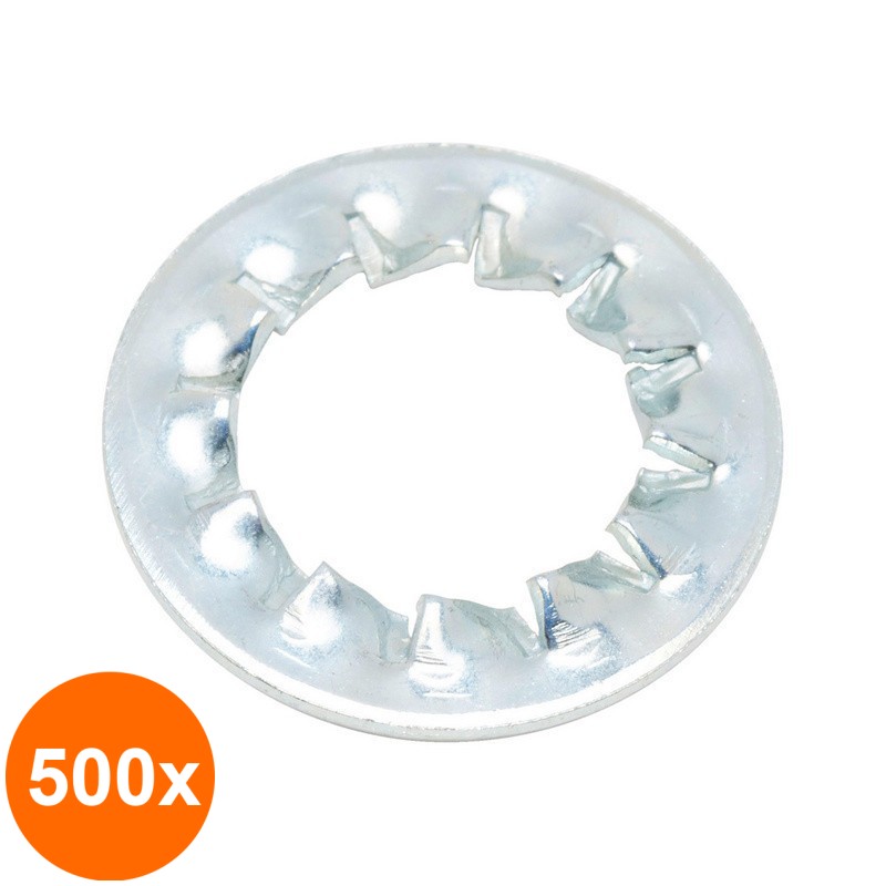 Set 500 x Saiba Elastica Crestaturi Interioare Forma I 6798 Otel Zincat-13