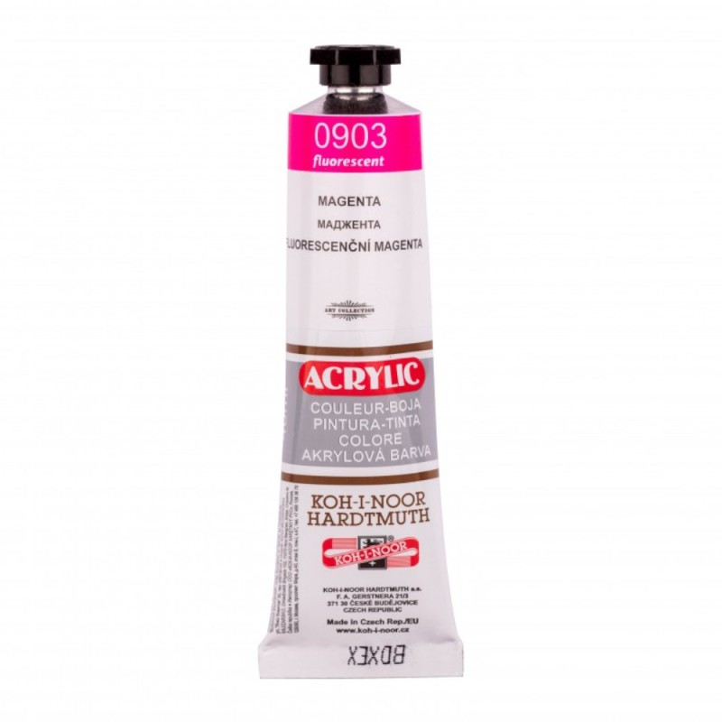 Tub Acrilic, Fluorescent Magenta, 40 ml