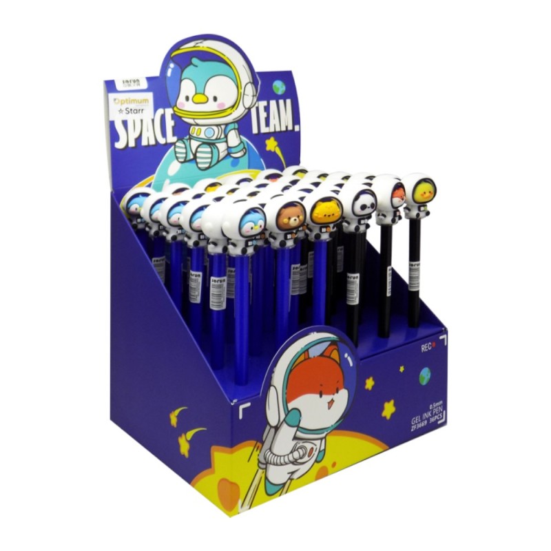 Pix cu Stergere, Space Team, 0.5 mm, Optimum