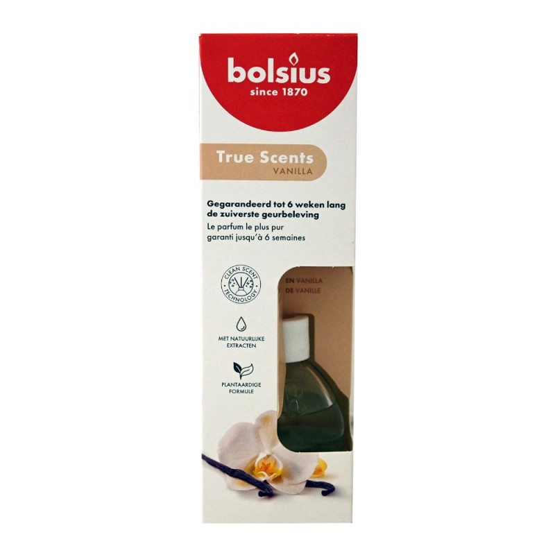 Odorizant Difuzor cu Betisoare pentru Casa Bolsius, Vanilie, 60 ml