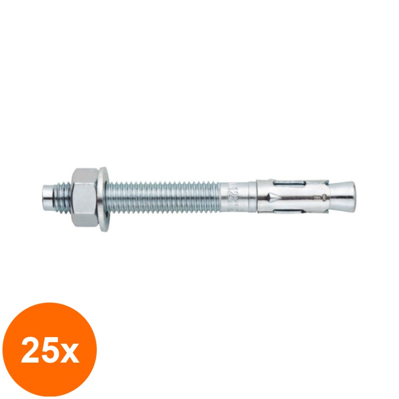 Set 25 x Conexpand Bolt Standard Otel Zincat IS Zn M16x145