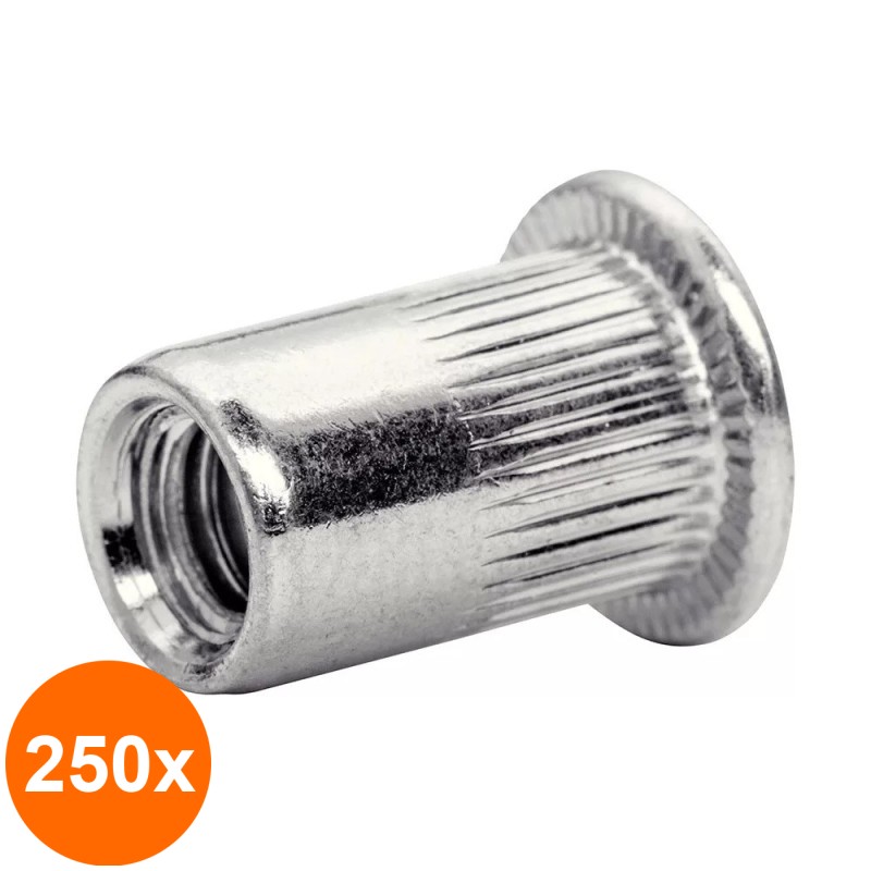 Set 250 x Piulite-Nit Standard Aluminiu-M 6x 14.5 BR.302106009S